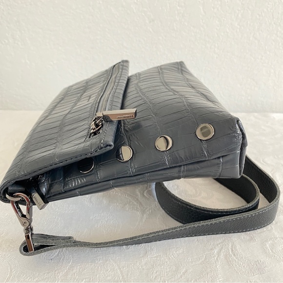 Hammitt gray VIP Crocco crossbody bag - Picture 10 of 14